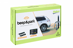 8 sensores de aparcamiento y pantalla LCD beep&park™ 632202 para coche