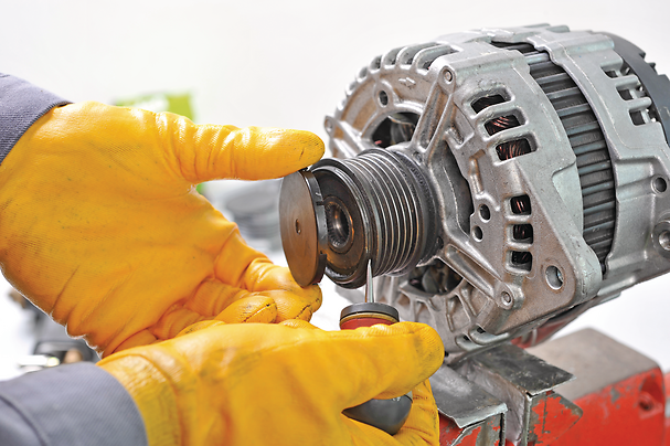 Alternator Pulley and Protection Cover
